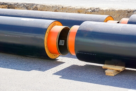 Pipe blended polyol