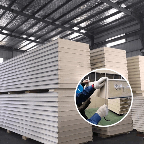 Continuous panel blended polyol