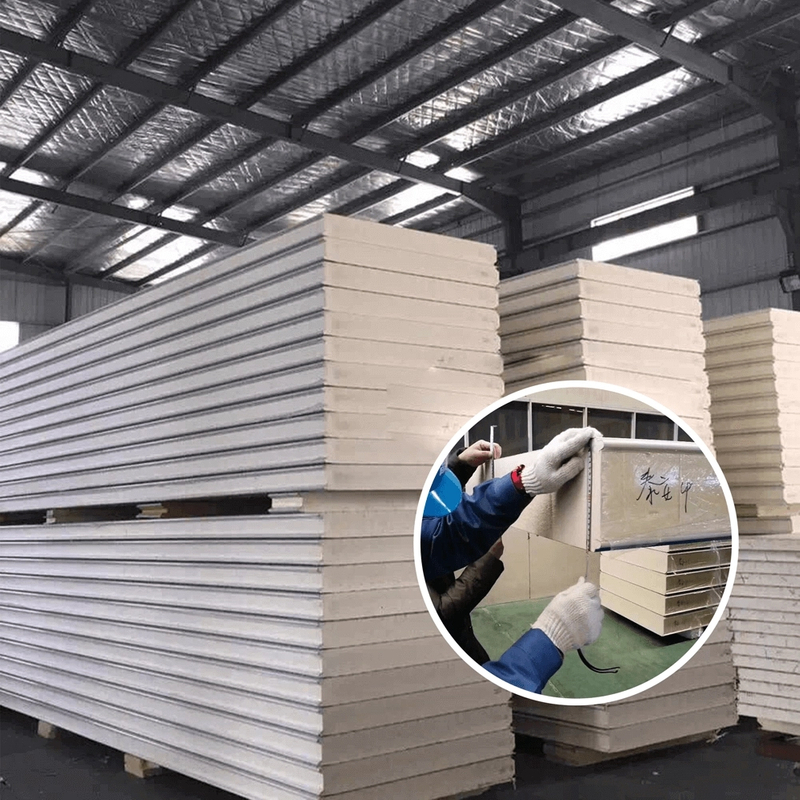 Discontinuous panel blended polyol